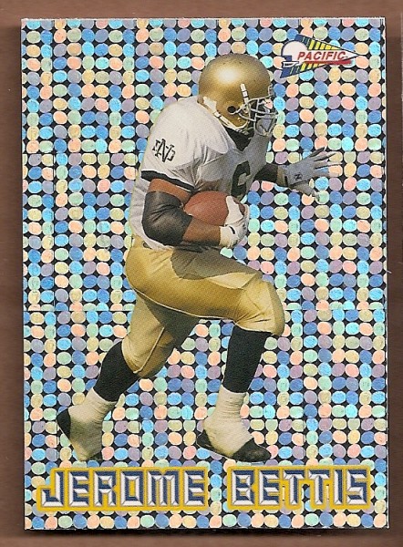1993 Pacific Silver Prism Circular Inserts #2 Jerome Bettis