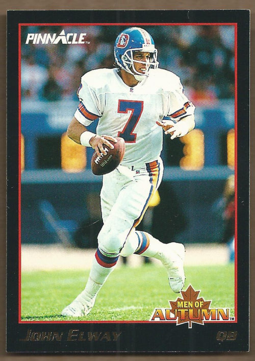 1993 Pinnacle Men of Autumn #7 John Elway