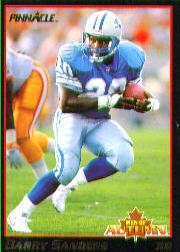 1993 Pinnacle Men of Autumn #8 Barry Sanders