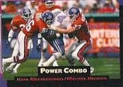 1993 Power Combos Gold #8 Karl Mecklenburg/Michael Brooks