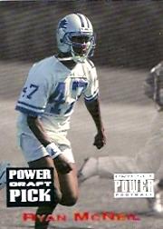 1993 Power Draft Picks #8 Ryan McNeil UER