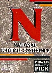 1993 Power Draft Picks #30 NFC Logo CL