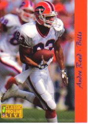 1993 Pro Line Live #16 Andre Reed