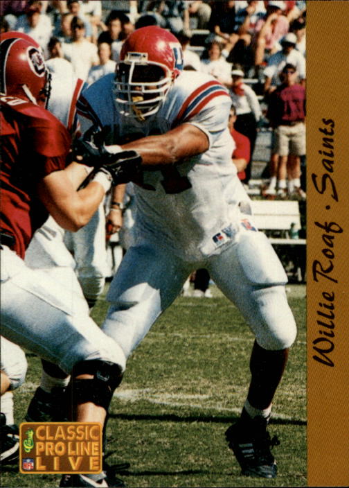 1993 Pro Line Live #183 Willie Roaf RC