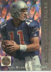 1993 Pro Set Rookie Quarterbacks #RQ1 Drew Bledsoe