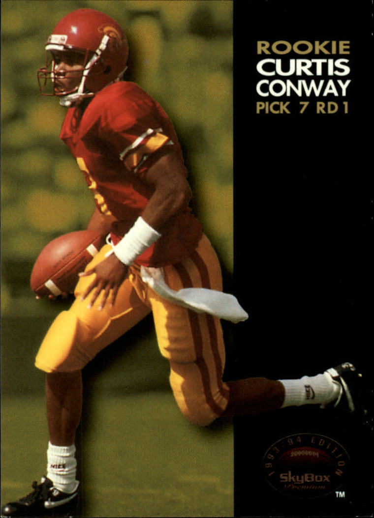 1993 SkyBox Premium #250 Curtis Conway RC