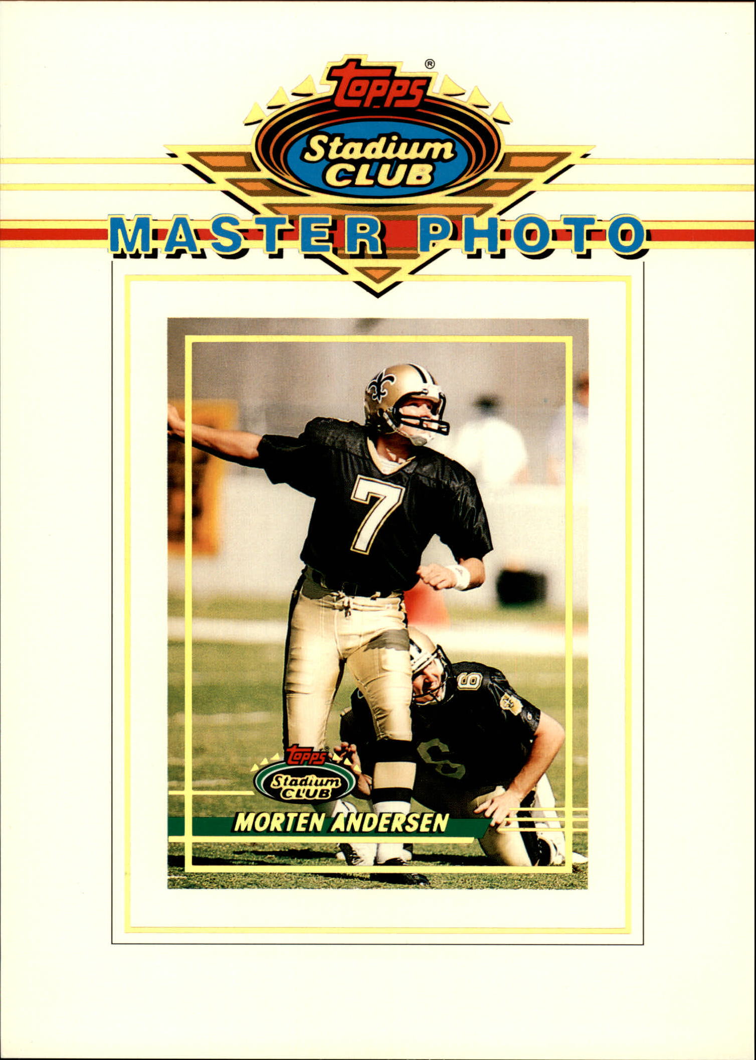 1993 Stadium Club Master Photos II #1 Morten Andersen
