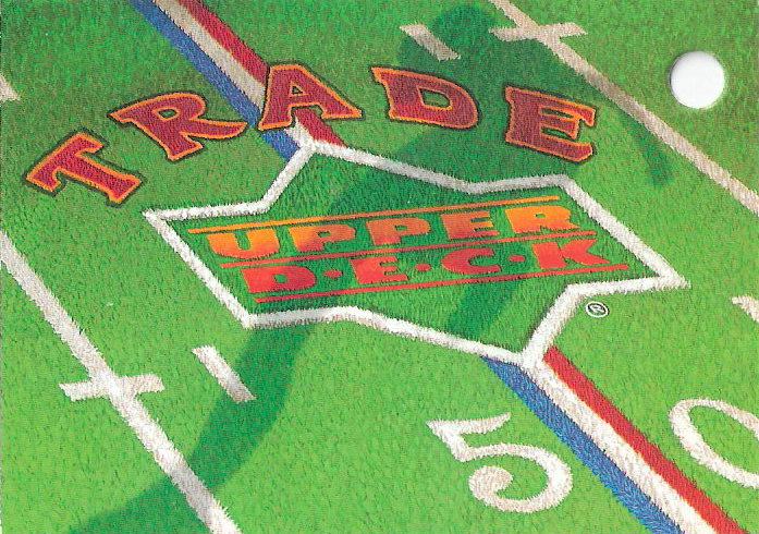 1993 Upper Deck Rookie Exchange #RE1X Trade Card Punched