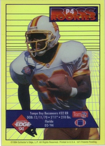 1994 Collector's Edge Boss Rookies Update Pop Warner Promos #P4 Errict Rhett