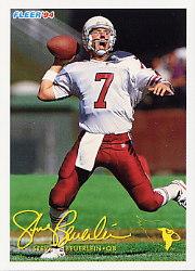 1994 FACT Fleer Shell #2 Steve Beuerlein