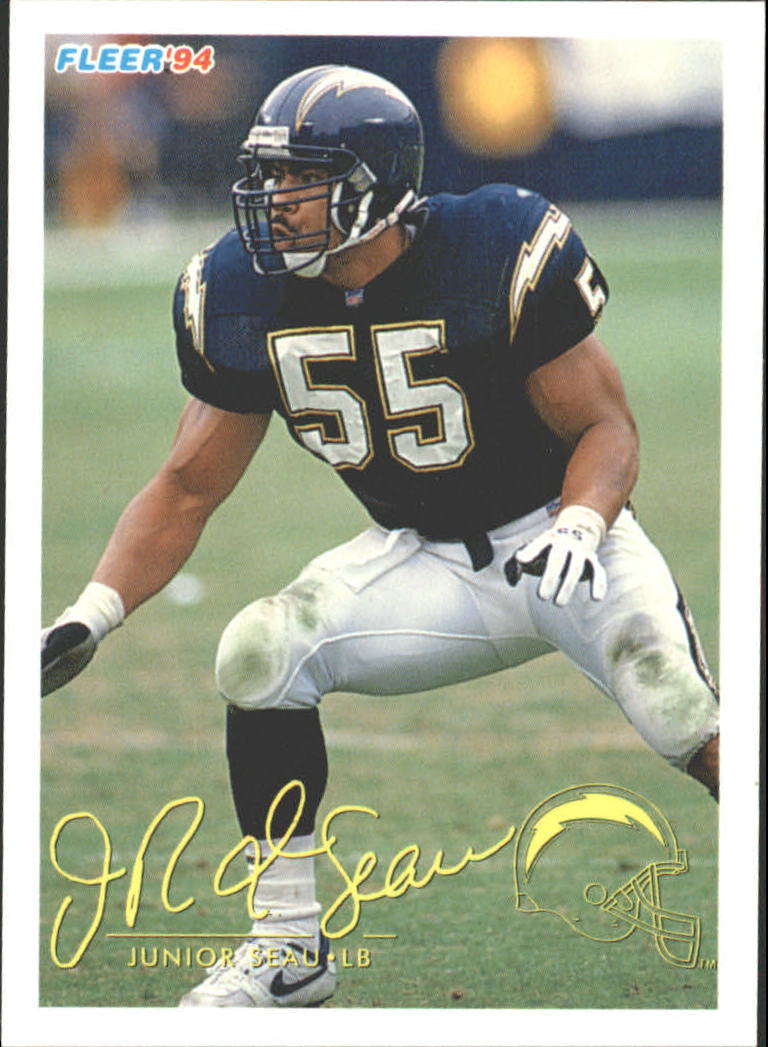 1994 FACT Fleer Shell #26 Junior Seau