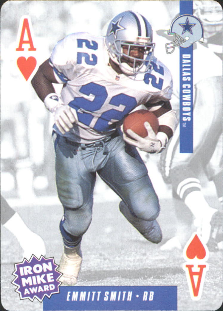 1994 U.S. Playing Cards Ditka's Picks #1H Emmitt Smith