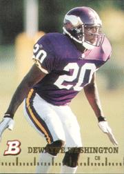 1994 Bowman #17 Dewayne Washington RC