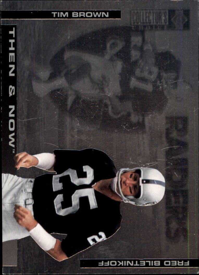 1994 Collector's Choice Then and Now #2 Tim Brown/F.Biletnikoff