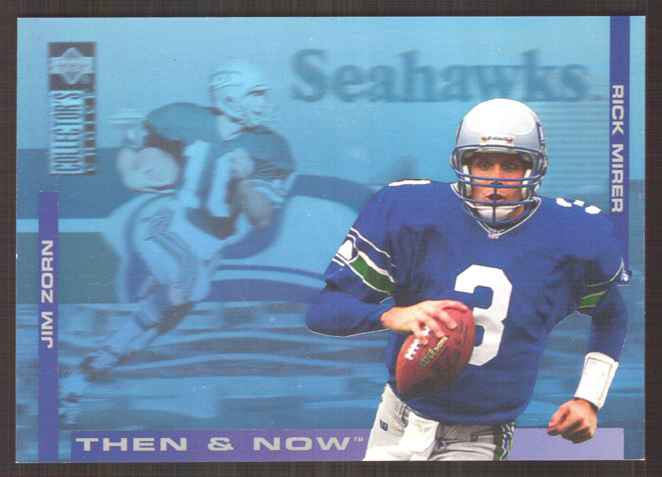 1994 Collector's Choice Then and Now #6 Rick Mirer/Jim Zorn