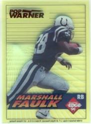 1994 Collector's Edge Boss Rookies Update Green #6 Marshall Faulk