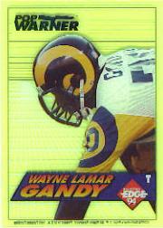 1994 Collector's Edge Boss Rookies Update Green #10 Wayne Gandy