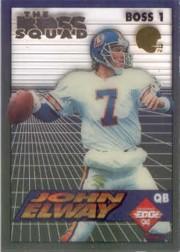 1994 Collector's Edge Boss Squad Silver/Gold Helmet #1 John Elway