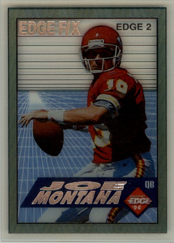 1994 Collector's Edge FX Silver Letters #2 Joe Montana