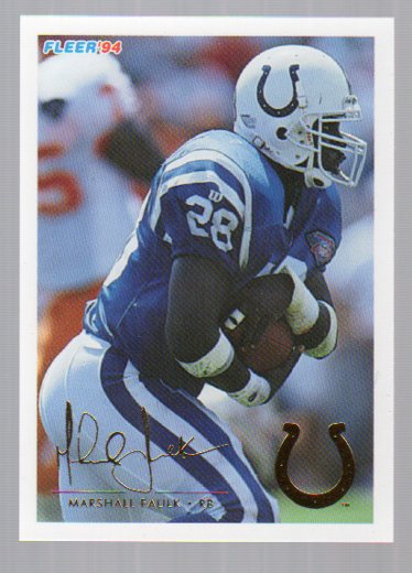 1994 Fleer Rookie Exchange #3 Marshall Faulk