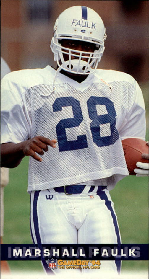 1994 GameDay #179 Marshall Faulk RC
