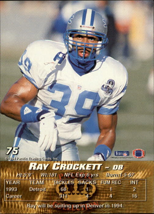 1994 Pacific 75 Ray Crockett NM MT