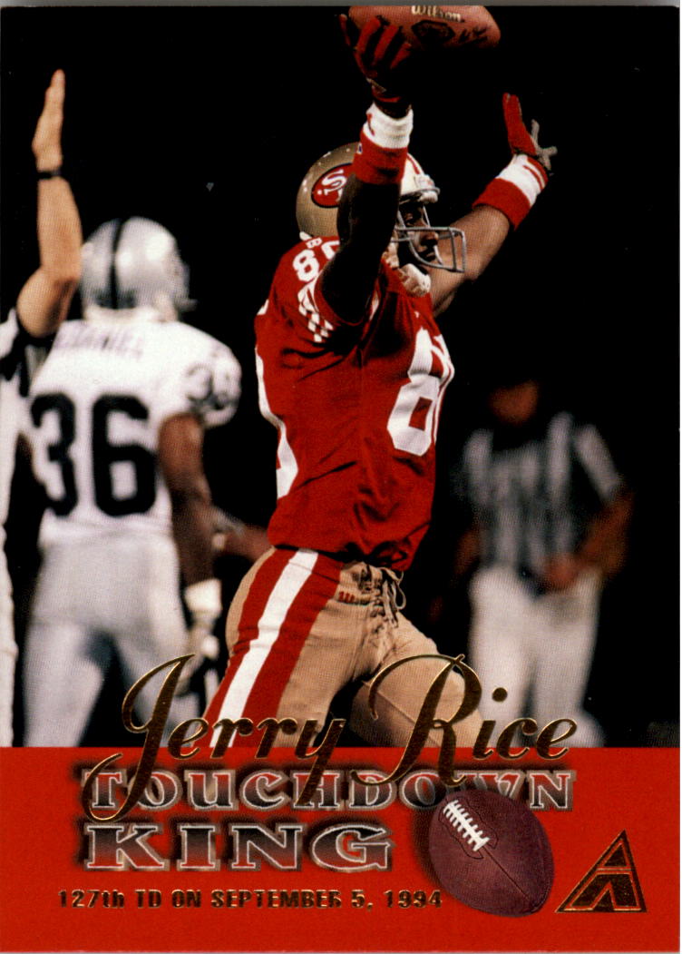 1994 Pinnacle #271SP Jerry Rice TD King SP