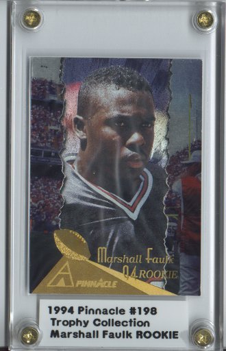 1994 Pinnacle Trophy Collection #198 Marshall Faulk