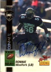 1994 Signature Rookies Autographs #56 Ronnie Woolfork