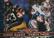 1994 Stadium Club Bowman's Best Refractors #28 Emmitt Smith/Bam Morris