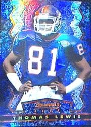1994 Stadium Club Bowman's Best Refractors #BU7 Thomas Lewis