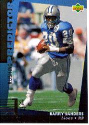 1994 Upper Deck Predictor League Leaders Prizes #R12 Barry Sanders