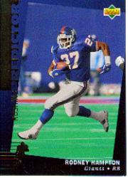 1994 Upper Deck Predictor League Leaders Prizes #R14 Rodney Hampton