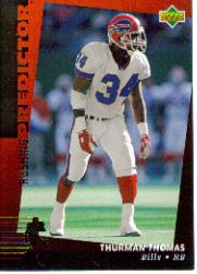 1994 Upper Deck Predictor League Leaders Prizes #R15 Thurman Thomas