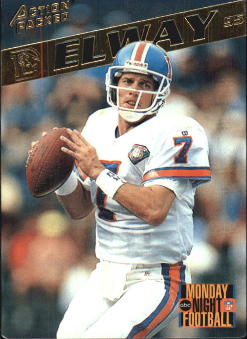 Action Packed Monday Night Football John Elway Nm Mt Ziggy