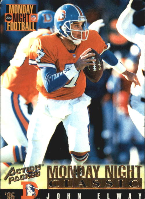 1995 Action Packed Monday Night Football #108 John Elway C