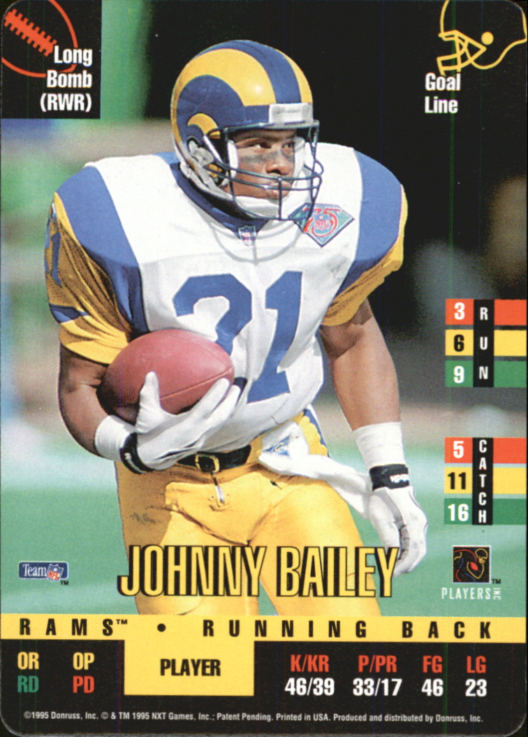 1995 Donruss Red Zone #303 Johnny Bailey