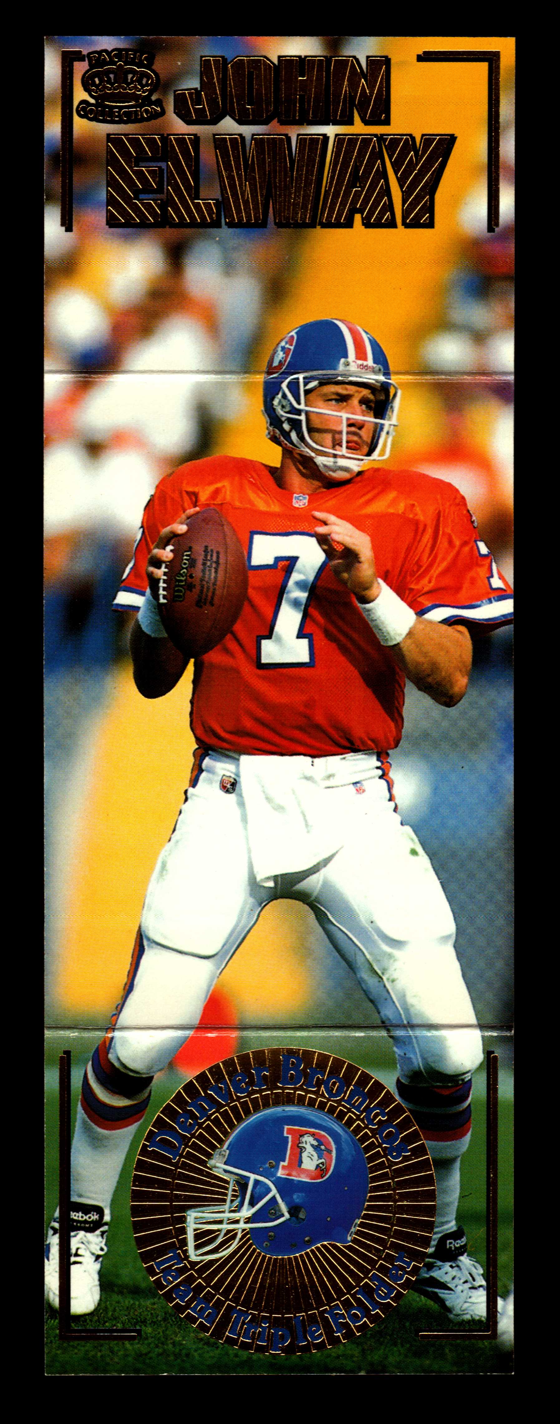1995 Pacific Triple Folders Teams #12 John Elway/Terrell Davis/Shannon Sharpe