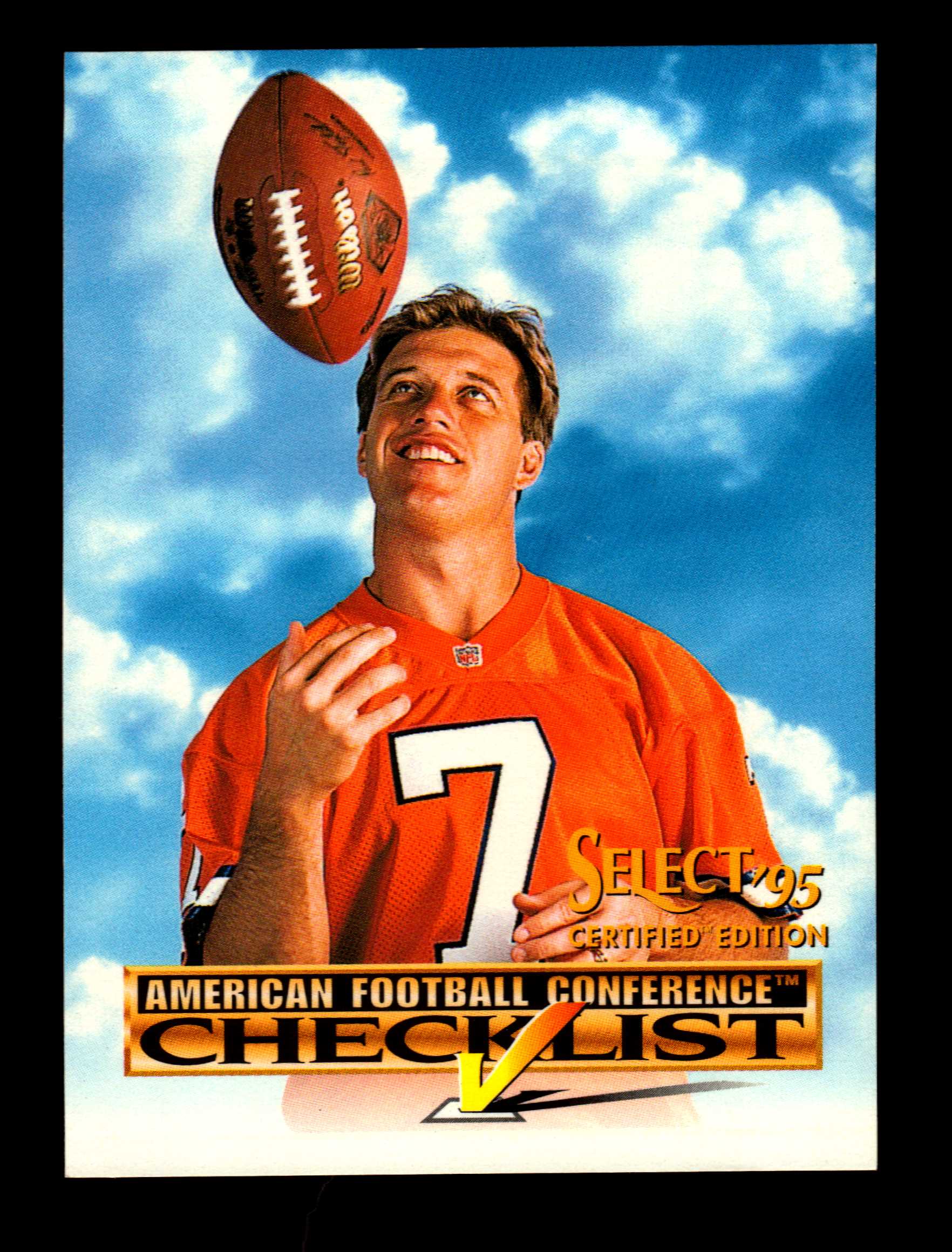 1995 Select Certified Checklists #2 John Elway