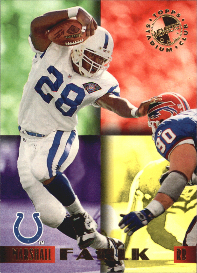 1995 Stadium Club Members Only 50 #10 Marshall Faulk