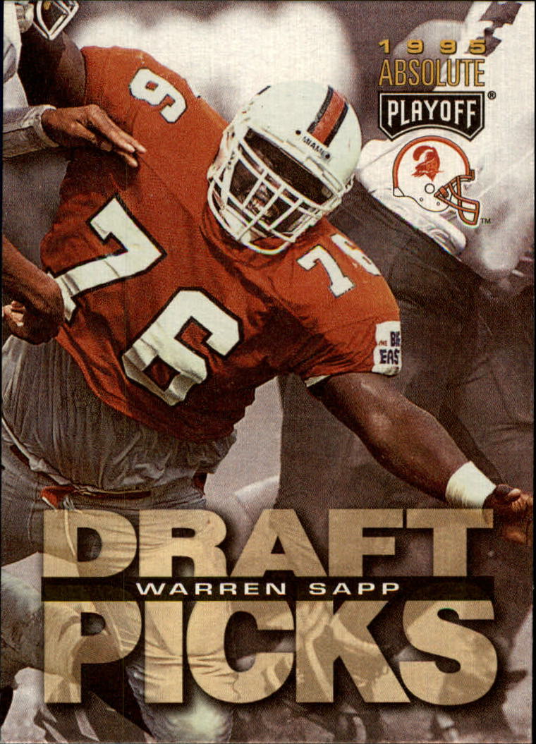 1995 Absolute #190 Warren Sapp RC