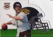 1995 Absolute Die Cut Helmets #27 Steve Beuerlein Jaguars