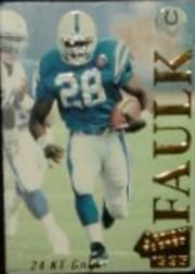 1995 Action Packed Rookies/Stars 24K Gold #5 Marshall Faulk