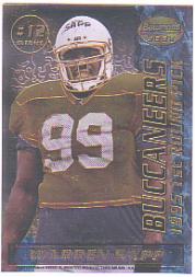 1995 Bowman's Best Mirror Images Draft Picks #12 A.Glenn/W.Sapp