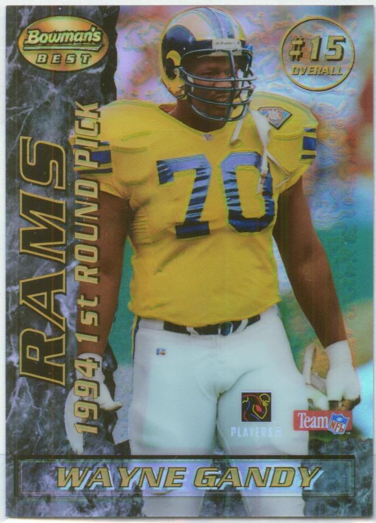 1995 Bowman's Best Mirror Images Draft Picks Refractors #15 W.Gandy/E.Johnson