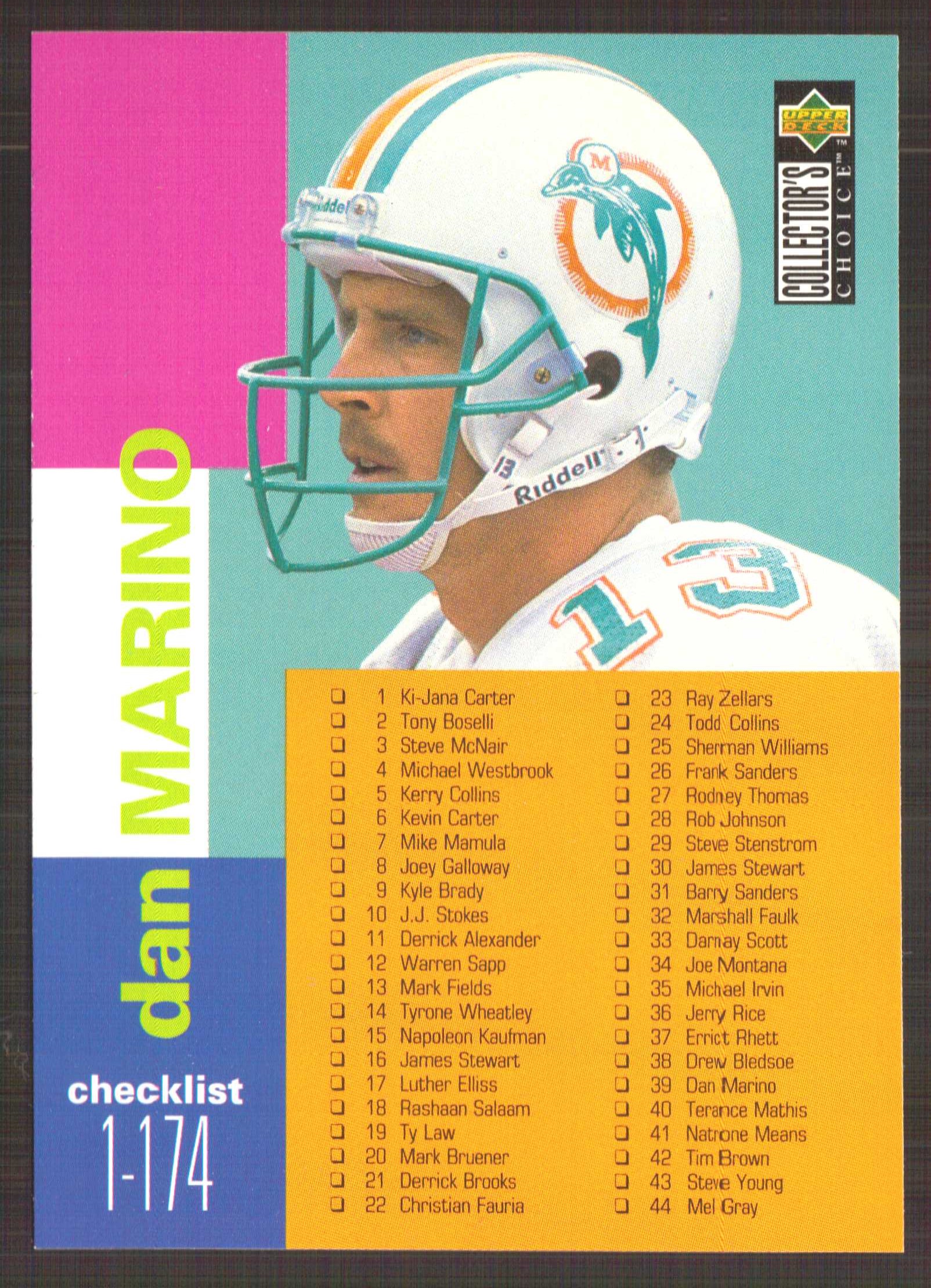 1995 Collector's Choice #347 Dan Marino CL