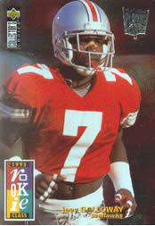 1995 Collector's Choice Player's Club Platinum #8 Joey Galloway