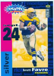 1995 Collector's Choice Crash The Game #C6B Brett Favre 9/24 W