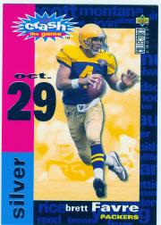 1995 Collector's Choice Crash The Game #C6C Brett Favre 10/29 W
