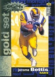 1995 Collector's Choice Crash The Game Gold Redemption #C16 Jerome Bettis